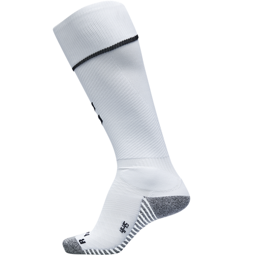 PRO FOOTBALL SOCK 17 - 18, WHITE/BLACK, packshot