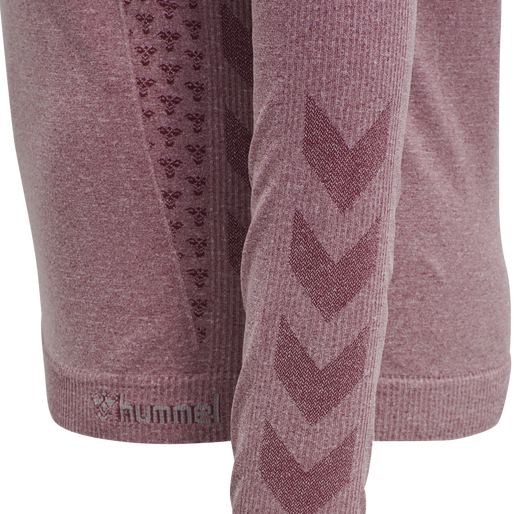 hmlCI SEAMLESS T-SHIRT L/S, NOCTURNE MELANGE, packshot