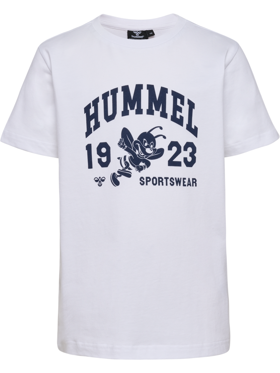 hmlPRINT T-SHIRT S/S, BRIGHT WHITE, packshot