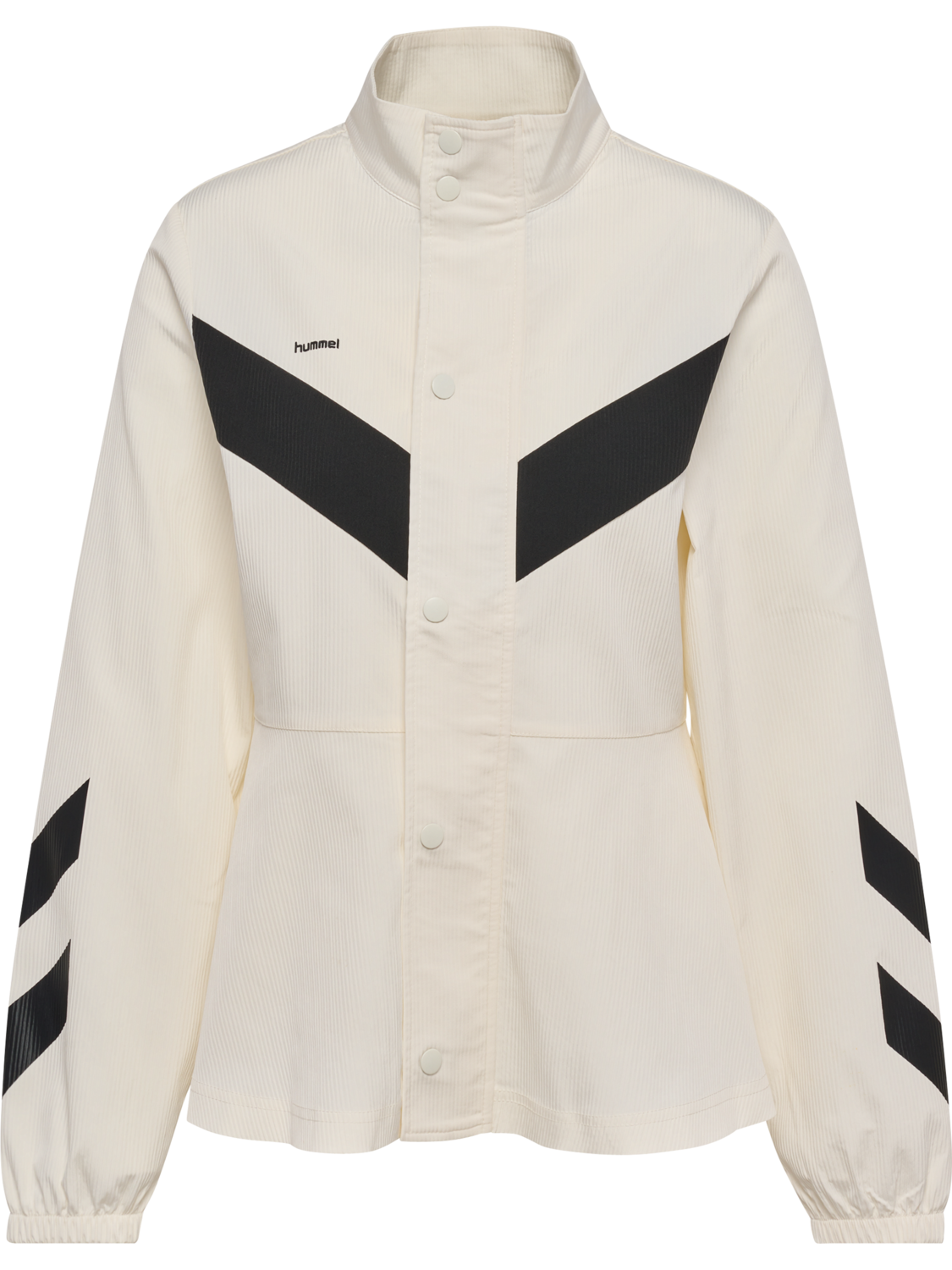 hmlI-D FUNNEL NECK JACKET, EGRET, packshot