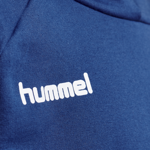 HUMMEL GO KIDS COTTON HOODIE, TRUE BLUE, packshot