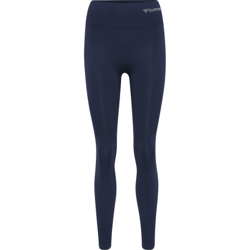 hmlTIF SEAMLESS HIGH WAIST TIGHTS, BLACK IRIS hmlTIF SEAMLESS HIGH WAIST TIGHTS, BLACK IRIS, packshot