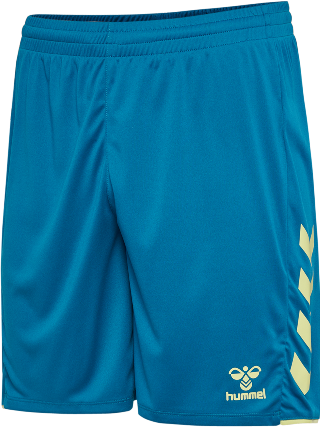 hmlCORE 2.0 SHORTS, CELESTIAL/PALE LIME YELLOW, packshot
