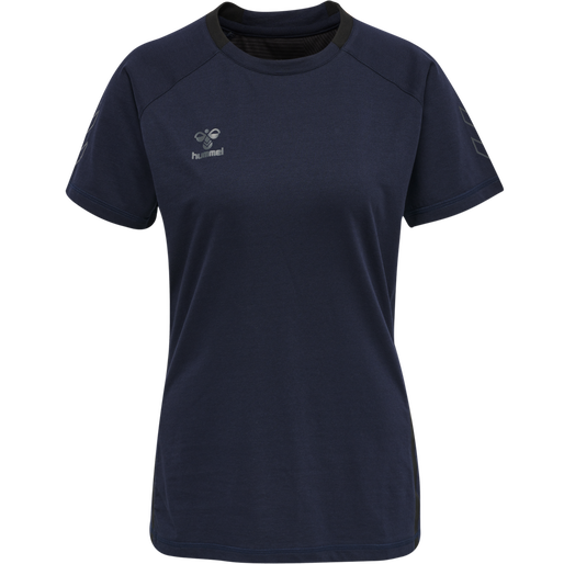 hmlCIMA XK T-SHIRT S/S WOMAN, MARINE, packshot