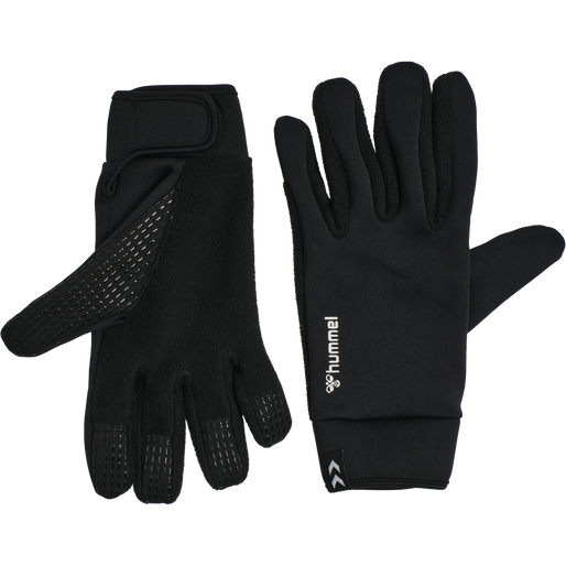 HUMMEL WARM PLAYER GLOVE, BLACK, packshot