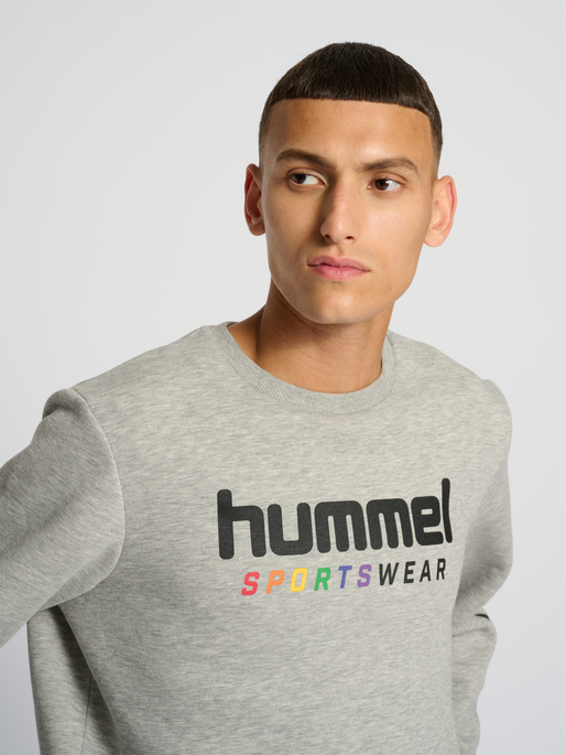 hummel RAINBOW SPORTSWEAR SWEATSHIRT - MELANGE hummel.dk