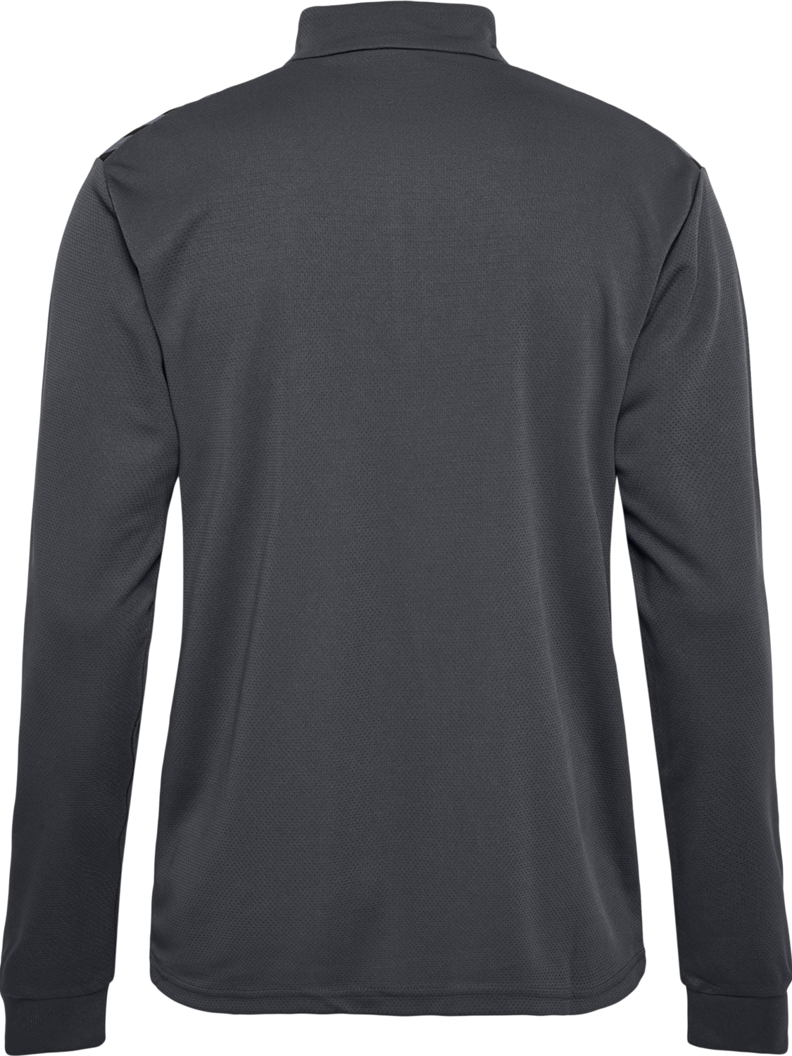 hmlAUTHENTIC HALF ZIP SWEAT, ASPHALT, packshot