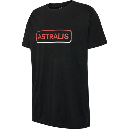 AST ASTRALIS BLACK TEE S/S, BLACK, packshot