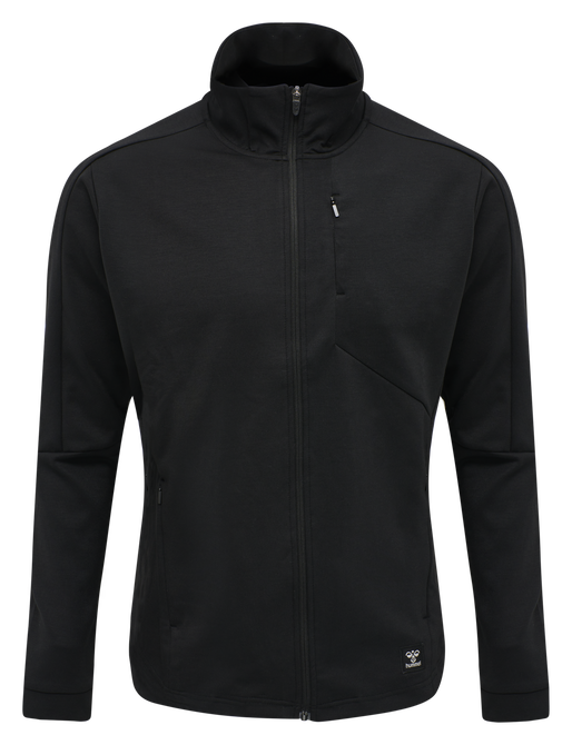 hmlTROPPER ZIP JACKET, BLACK, packshot