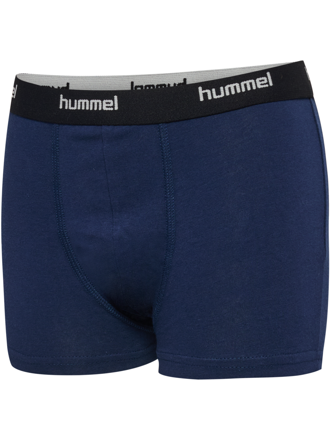hmlJR NALLE BOXERS 3 PACK, GREY MELANGE/DRESS BLUES/BLACK, packshot