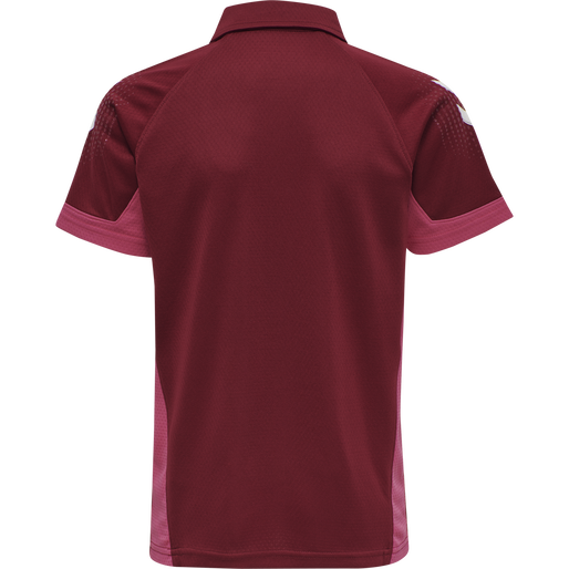 hmlLEAD FUNCTIONAL KIDS POLO, BIKING RED, packshot