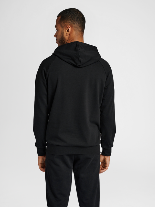 hmlISAM 2.0 HOODIE, BLACK, model