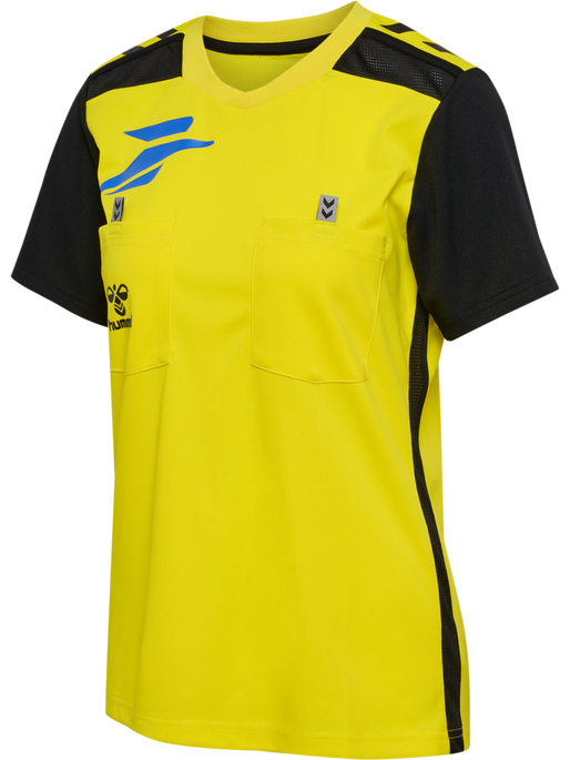 FFHB NEW REFEREE JERSEY S/S WO, BLAZING YELLOW W/O SPONSOR, packshot