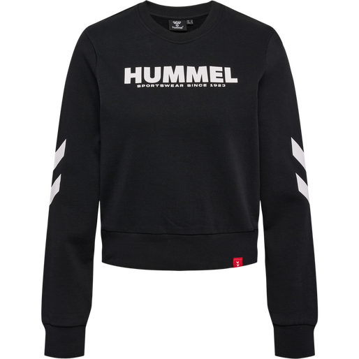 hmlLEGACY WOMAN SWEATSHIRT, BLACK, packshot