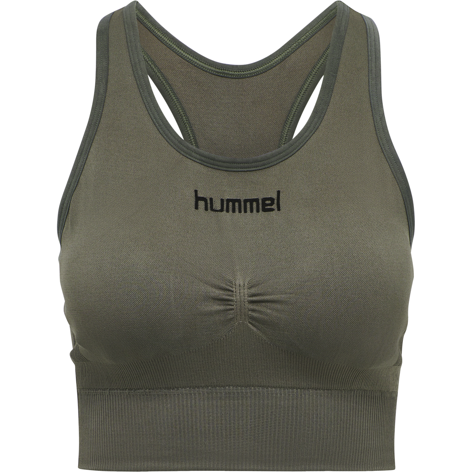 HUMMEL FIRST SEAMLESS BRA WOMAN, GRAPE LEAF, packshot