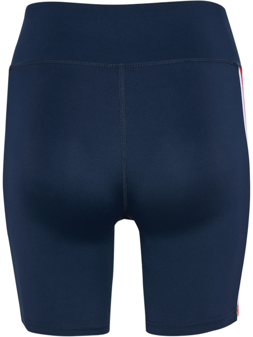 hmlPULSE PIPING MW SHORT TIGHTS, DRESS BLUES/MARS RED hmlPULSE PIPING MW SHORT TIGHTS, DRESS BLUES/MARS RED, packshot