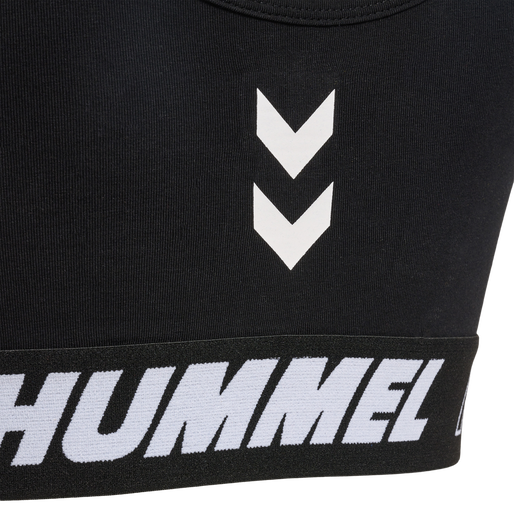 hmlTE MAJA 2-PACK COTTON SPORTS TOP, BLACK/DRIFTWOOD, packshot