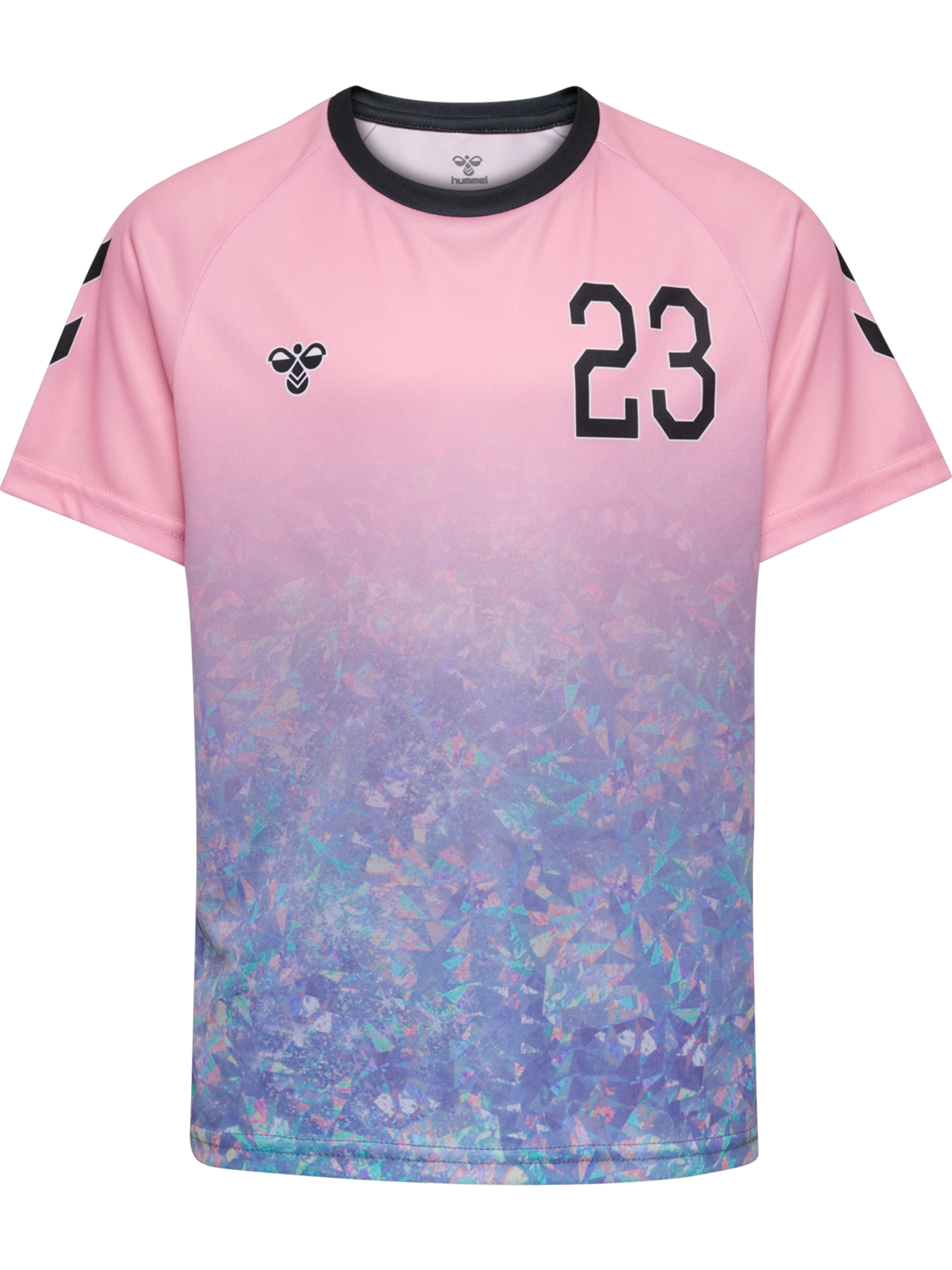 hmlSHIMMER T-SHIRT S/S, PINK NECTAR, packshot