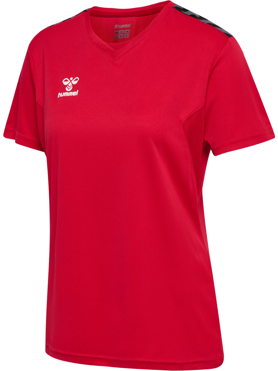 hmlAUTHENTIC PL JERSEY S/S WOMAN, TRUE RED, packshot