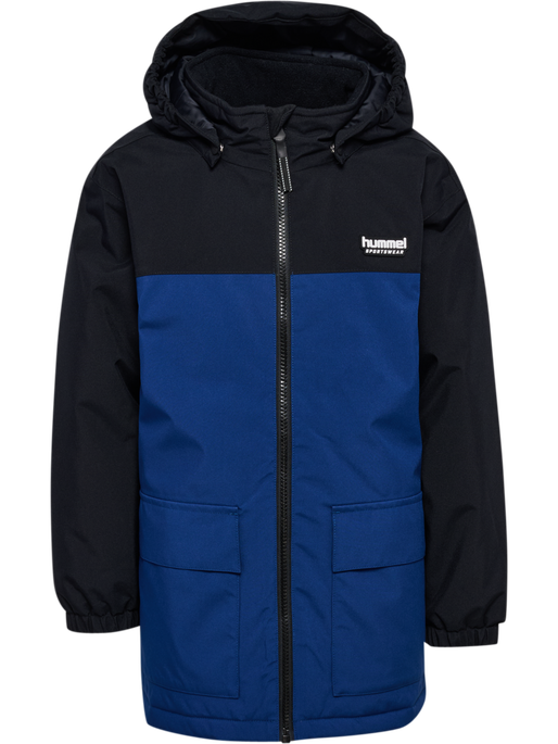 hmlJR BLOCK JACKET WP, ESTATE BLUE hmlJR BLOCK JACKET WP, ESTATE BLUE, packshot