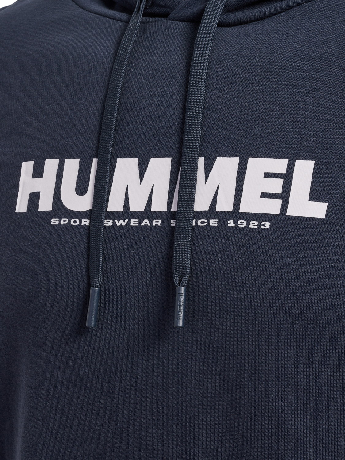 hmlLEGACY LOGO HOODIE, BLUE NIGHTS, packshot