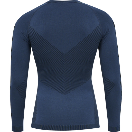 HUMMEL FIRST SEAMLESS JERSEY L/S , DARK DENIM, packshot