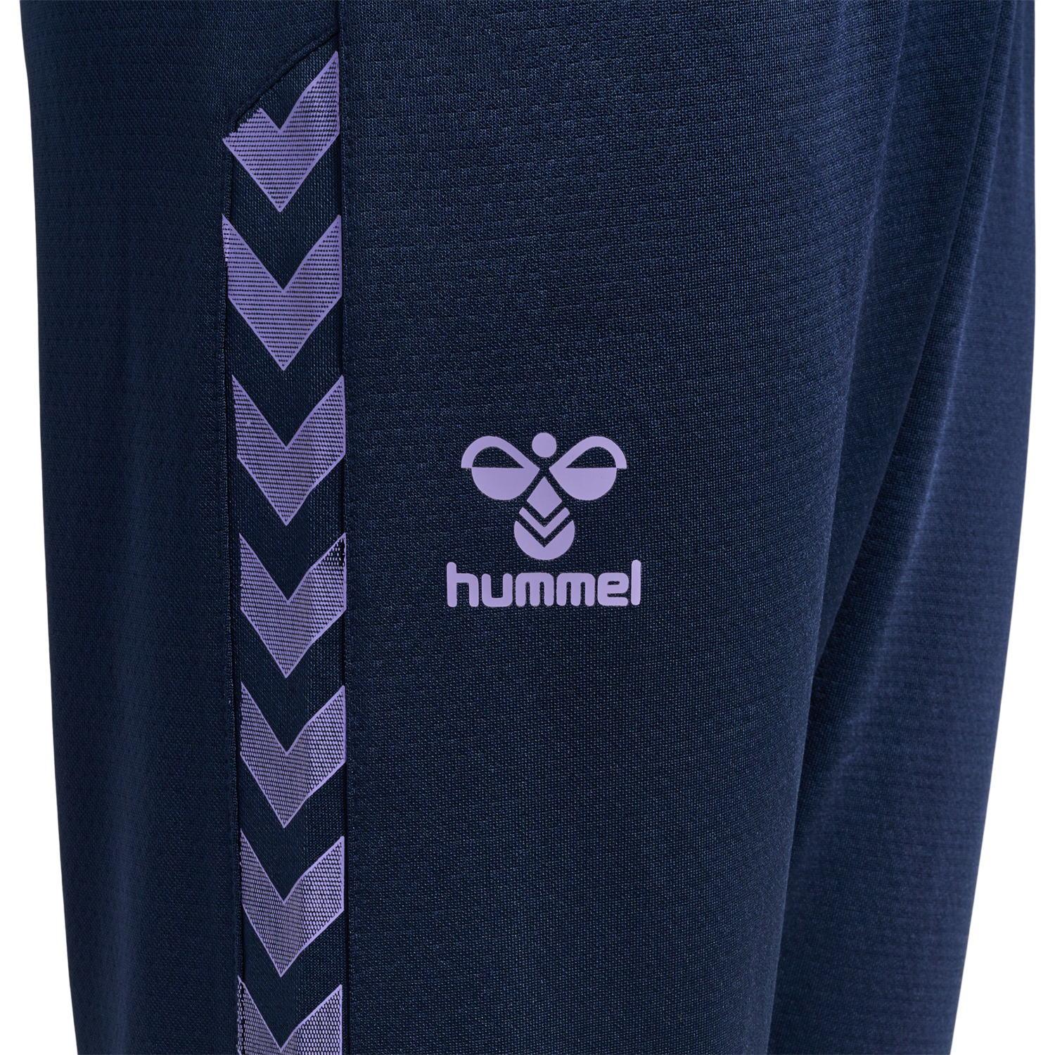 hmlSTALTIC TRAINING PANTS KIDS, MARINE/PAISLEY PURPLE, packshot