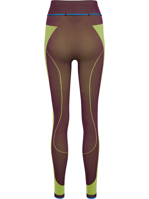 hmlSEAMLESS HIGH WAIST TIGHTS, FIG, packshot