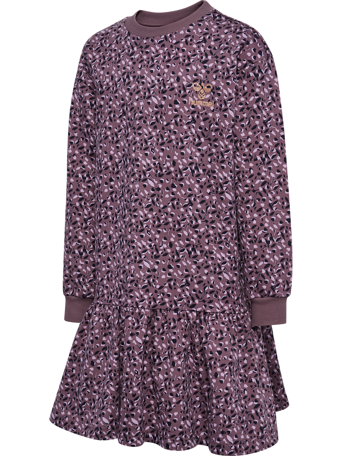 hmlANNIKA DRESS L/S, EPHEMERA, packshot