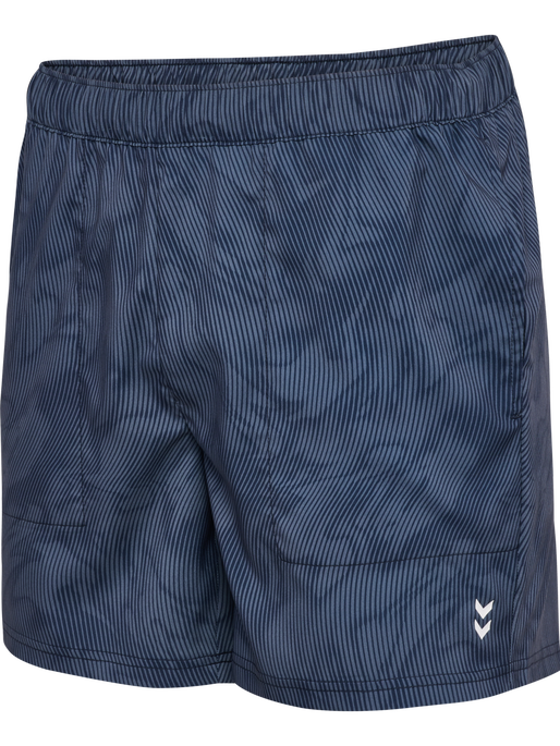 hmlPULSE AOP WORKOUT SHORTS SET, BLUE MIRAGE/DRESS BLUE hmlPULSE AOP WORKOUT SHORTS SET, BLUE MIRAGE/DRESS BLUE, packshot