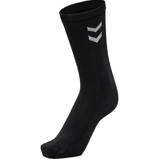 3-Pack Basic Sock, BLACK, packshot