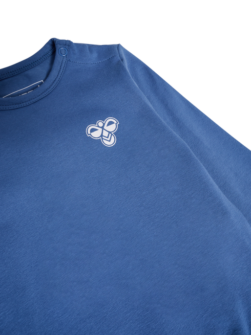 hmlMINI SOLID BODY L/S BEE, DUTCH BLUE hmlMINI SOLID BODY L/S BEE, DUTCH BLUE, packshot