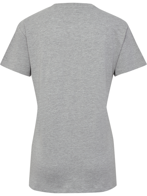 hmlGO 2.0 T-SHIRT S/S WOMAN, GREY MELANGE hmlGO 2.0 T-SHIRT S/S WOMAN, GREY MELANGE, packshot