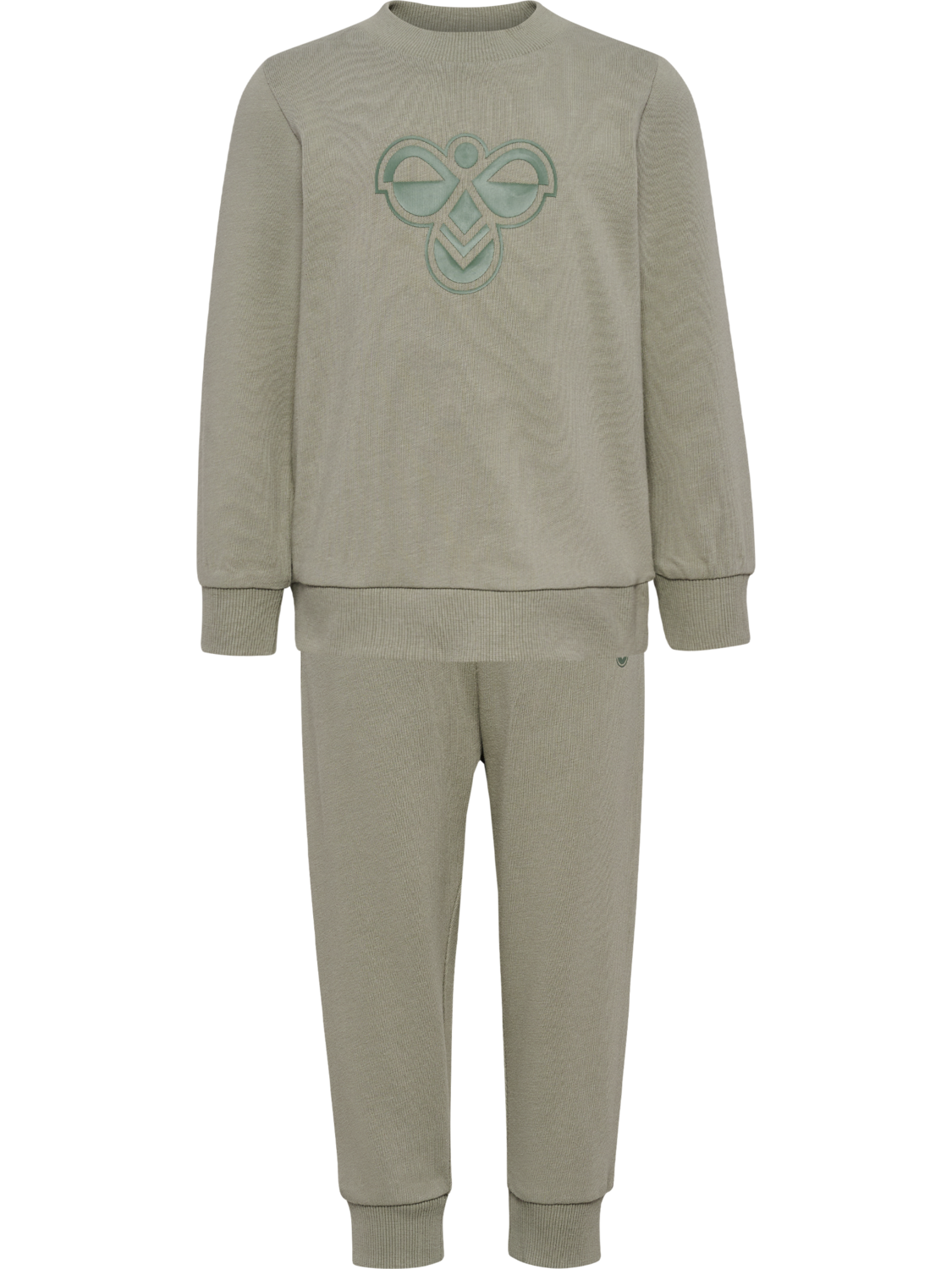 hmlMINI JERSEY CREWSUIT BEE, SHADOW, packshot