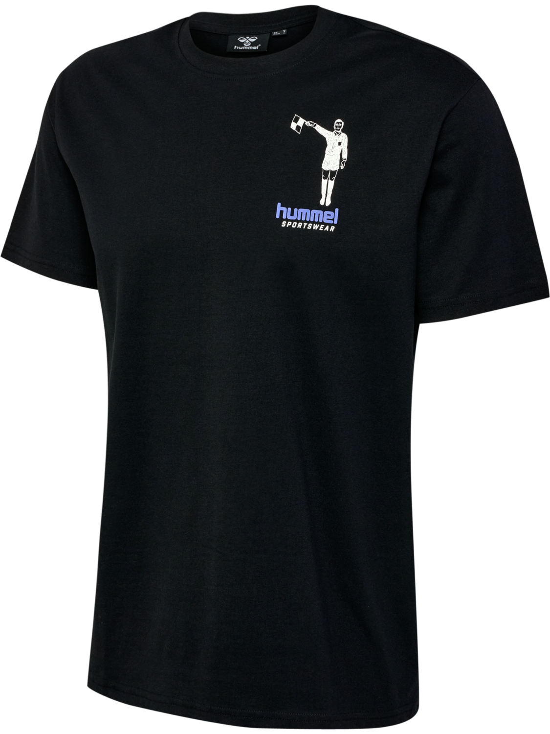 hmlLGC FLOYD BOXY T-SHIRT, BLACK, packshot