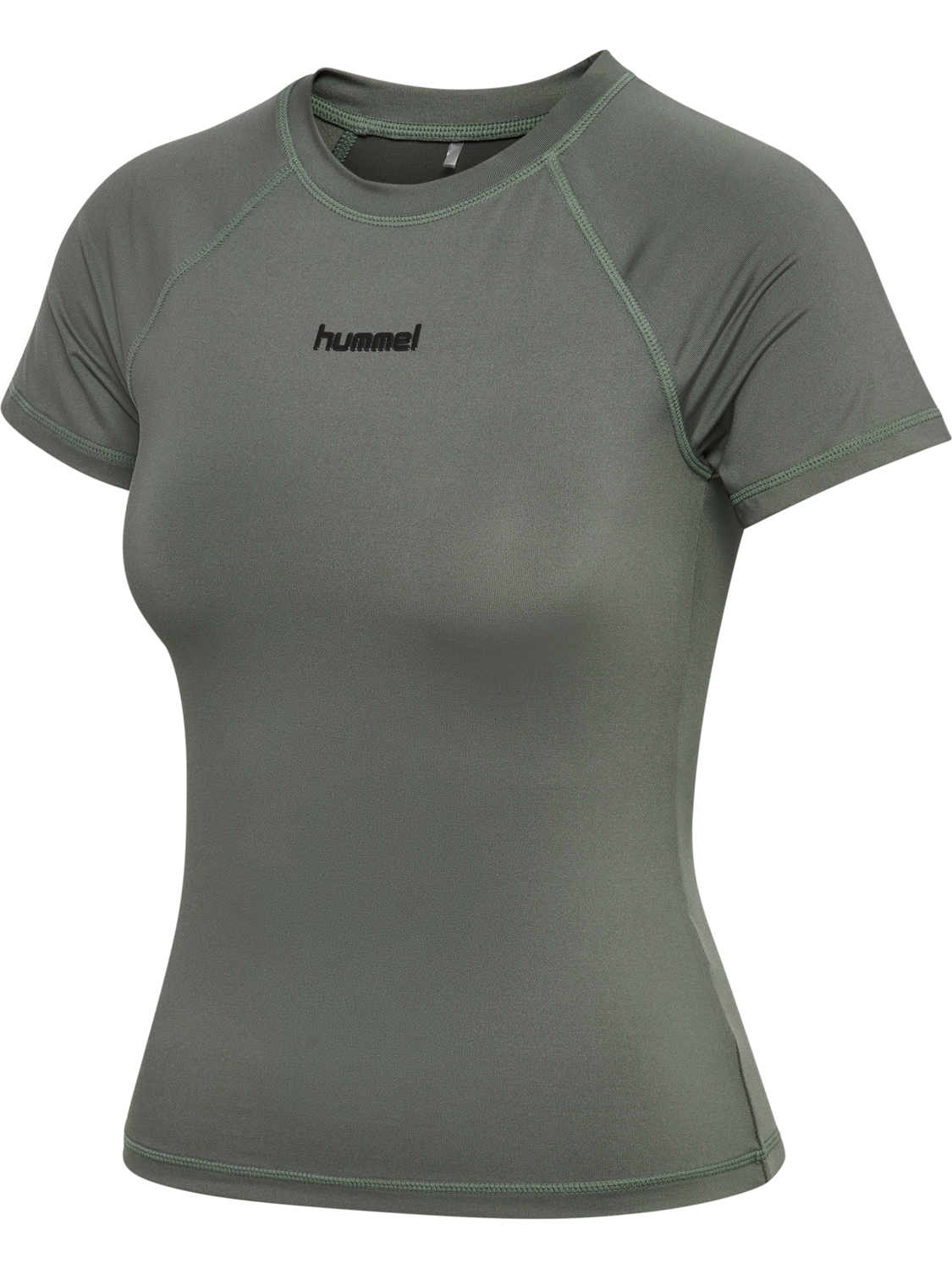 hmlPRIMA W T-SHIRT S/S, CASTOR GRAY, packshot