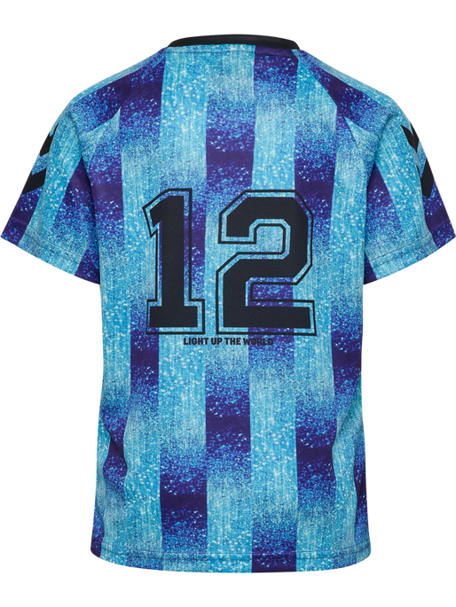 hmlSHIMMER T-SHIRT S/S, DAZZLING BLUE, packshot
