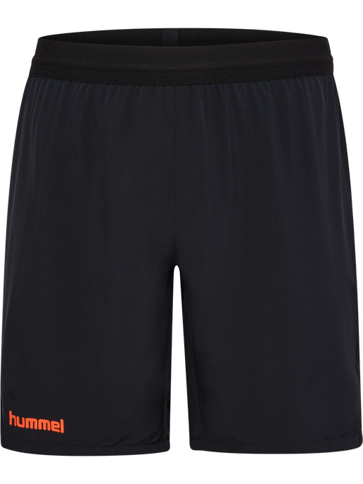 hmlBLAZE PRO TRAINING SHORTS KIDS, BLACK/ORANGE hmlBLAZE PRO TRAINING SHORTS KIDS, BLACK/ORANGE, packshot