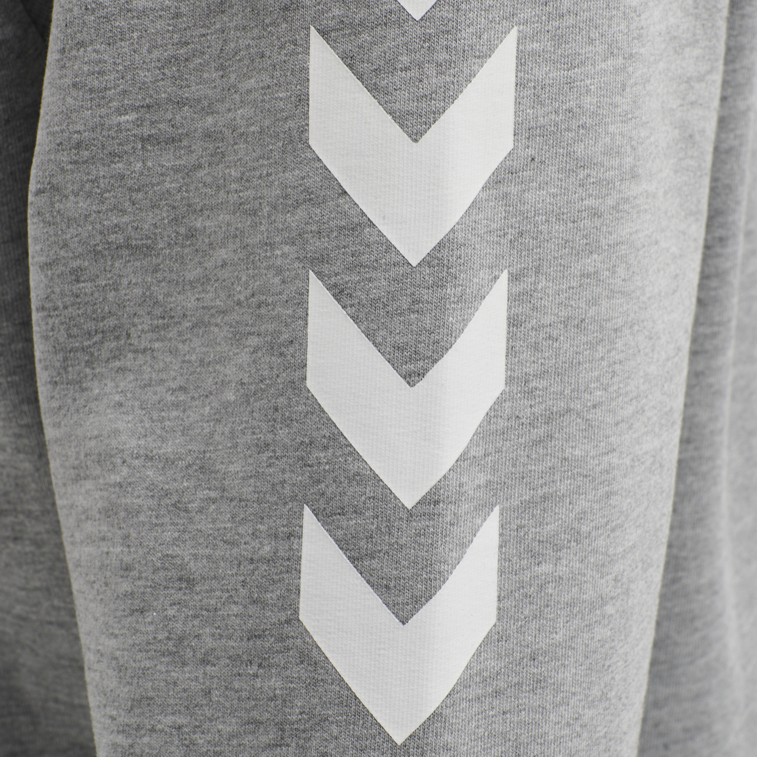 HUMMEL GO COTTON ZIP HOODIE WOMAN, GREY MELANGE, packshot