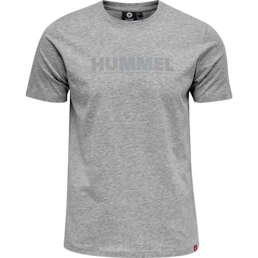 hmlLEGACY T-SHIRT, GREY MELANGE, packshot