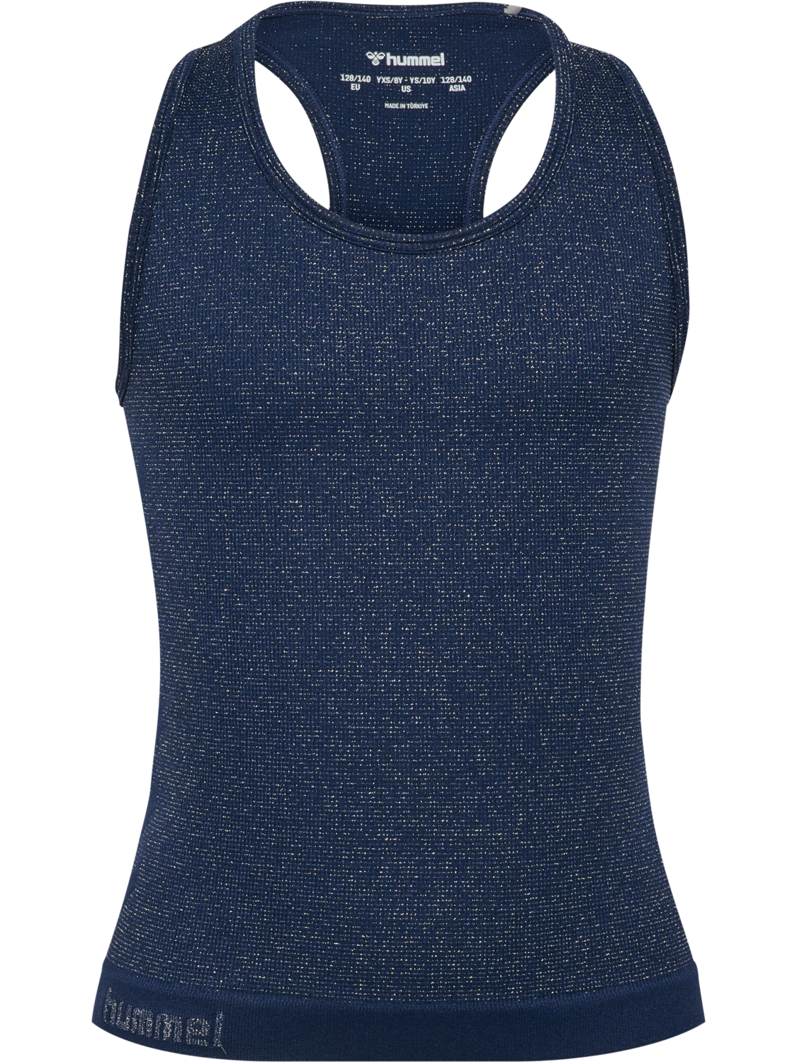 hmlJR SEAMLESS  GLITTER  TANK TOP, DRESS BLUES, packshot