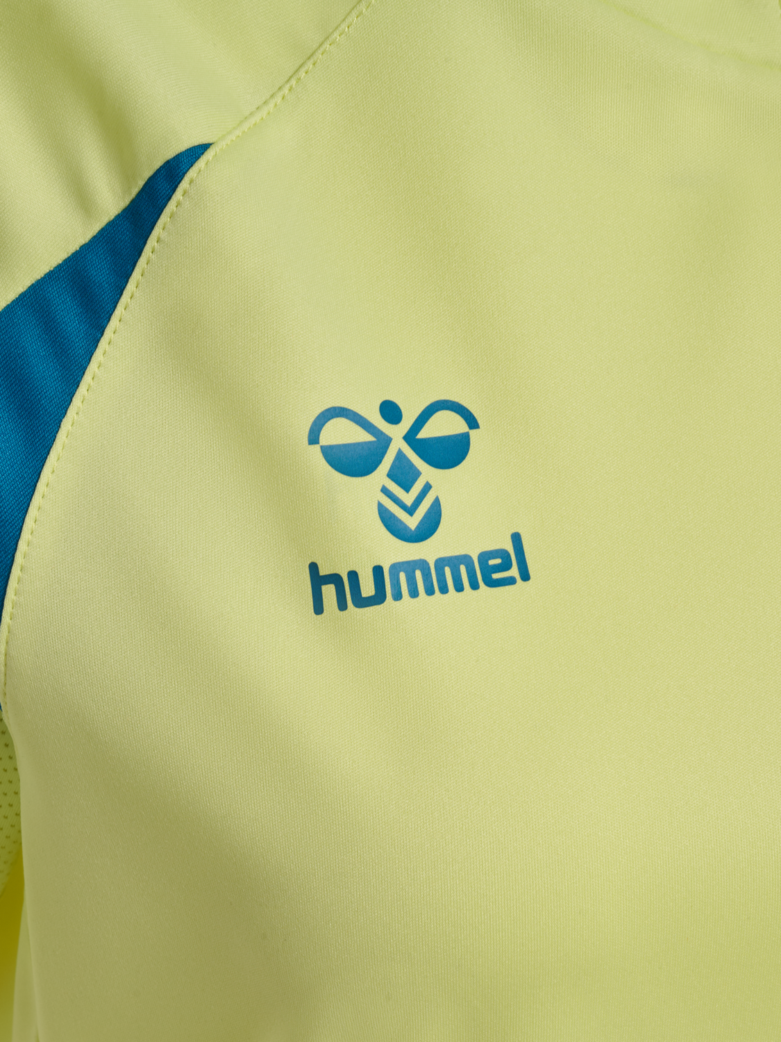hmlCORE 2.0 JERSEY S/S WOMAN, PALE LIME YELLOW/CELESTIAL, packshot