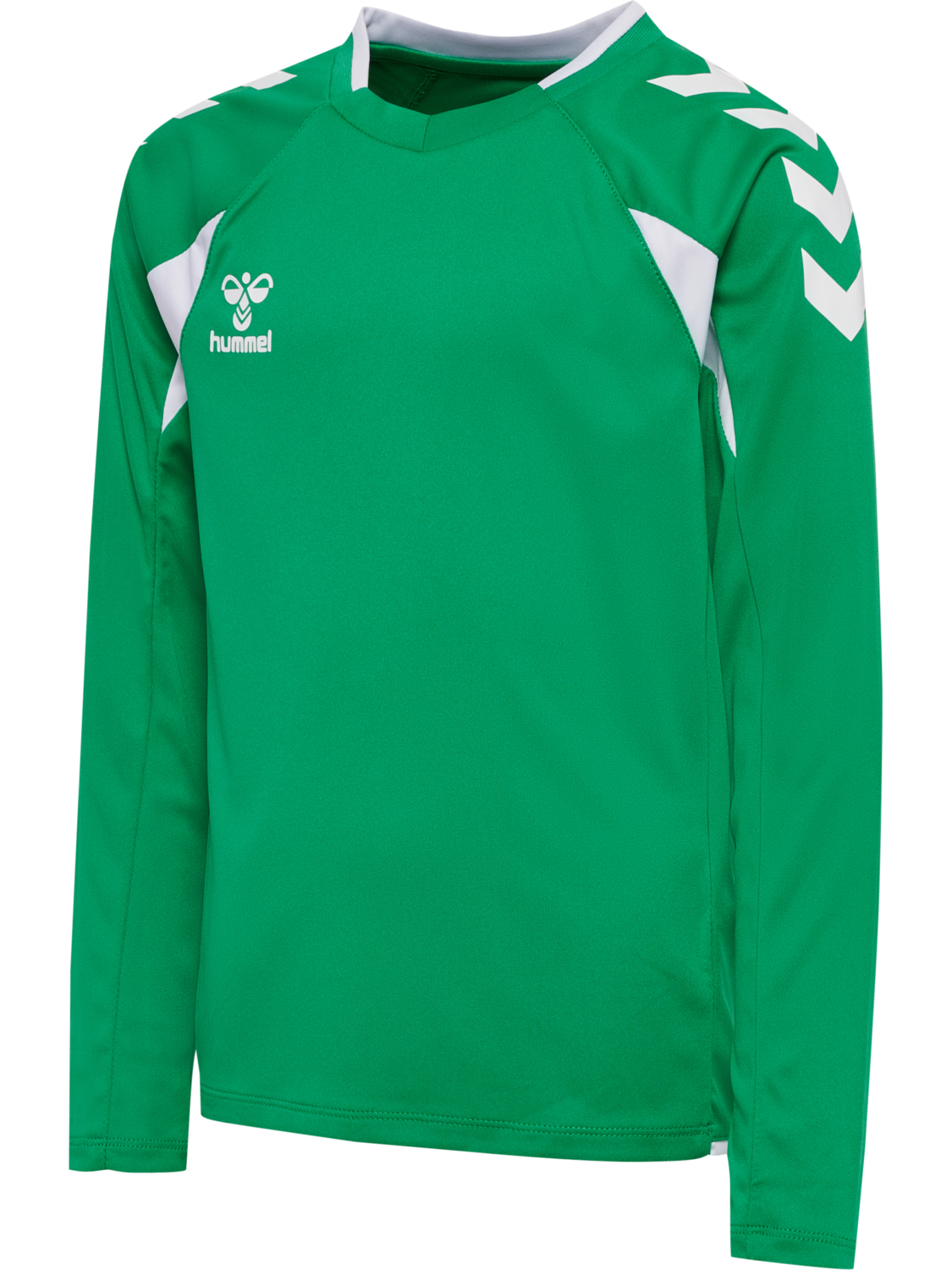 hmlCORE 2.0 JERSEY L/S KIDS, JELLY BEAN/WHITE, packshot