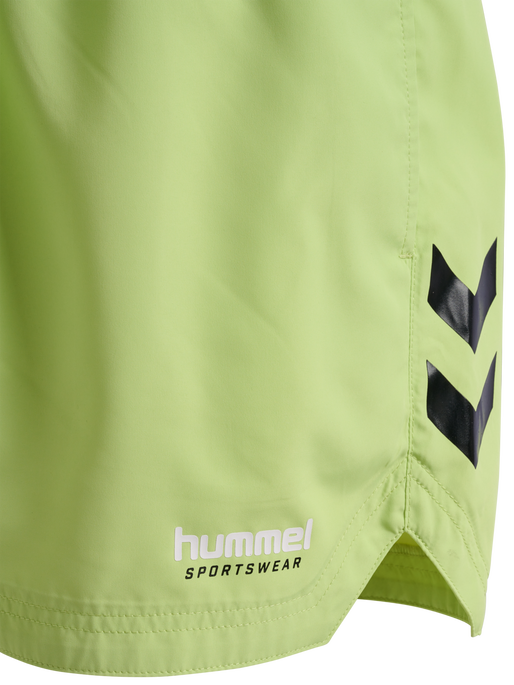 hmlNED SWIM SHORTS, LETTUCE GREEN, packshot