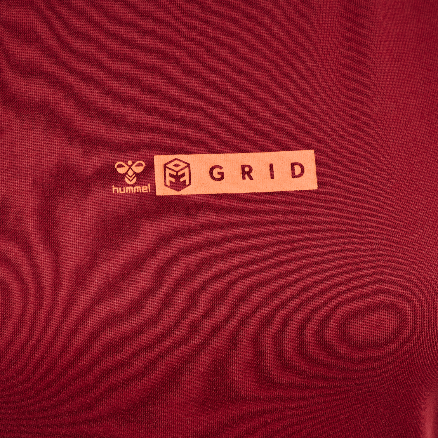 hmlOFFGRID TEE S/S WO, RHUBARB/NASTURTIUM, packshot