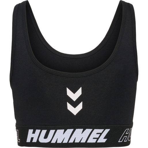 hmlTE MAJA 2-PACK COTTON SPORTS TOP, BLACK/DRIFTWOOD, packshot