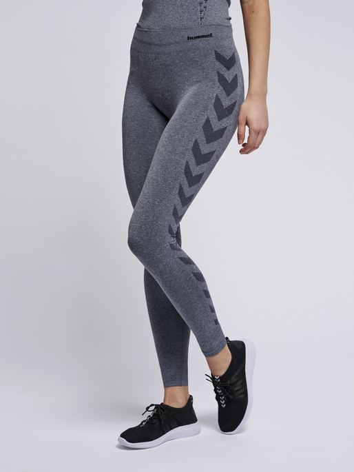 hummel CLASSIC BEE CI SEAMLESS TIGHTS - BLUE MELANGE | hummel.dk