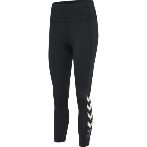 hmlMT MACI HIGH WAIST 7/8 TIGHTS, BLACK, packshot