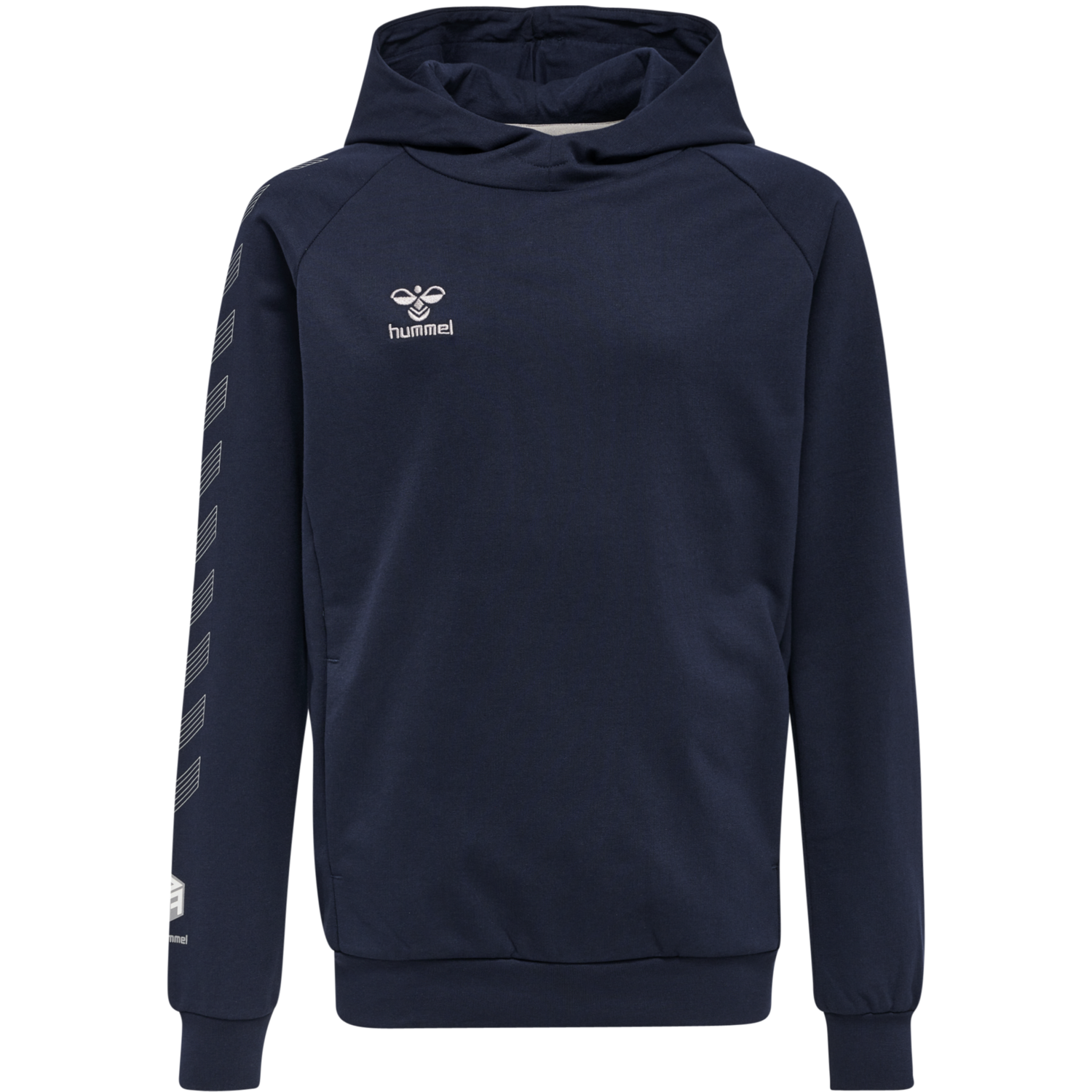 hmlMOVE GRID COTTON HOODIE KIDS, MARINE, packshot