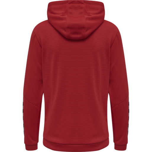 hmlAUTHENTIC POLY HOODIE WOMAN, TRUE RED, packshot